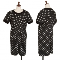  JUNYA WATANABE COMME des GARCONS Dot Printed Dress (Jumper) Black S-M