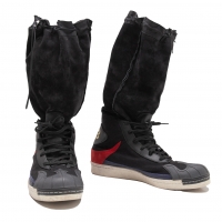  Y-3 NOMAD STAR HI Boots Sneakers (Trainers) Black US 8.5