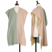  Unbranded 4 Colors Switching Poncho Stole Yellow,Sky blue 