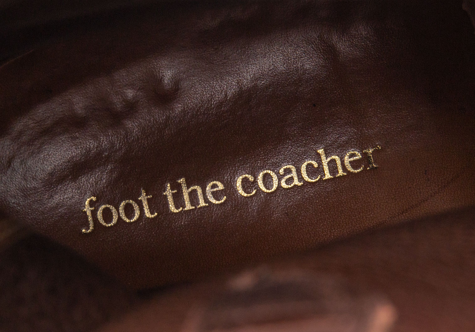 foot the coacher スエード モカシンブーツ