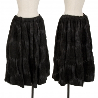  COMME des GARCONS Flower Tulle Design Skirt Black XS