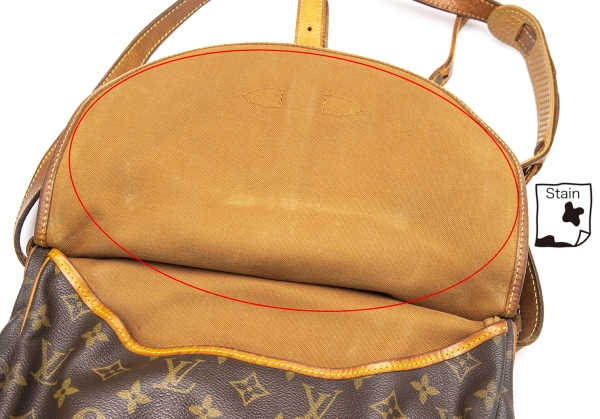 Authentic Louis Vuitton Monogram Saumur30 Crossbody Bag F/S DHL EMS