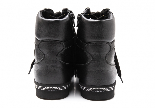 Y's Vintage Leather Shoes Black 5 (US About 10) | PLAYFUL