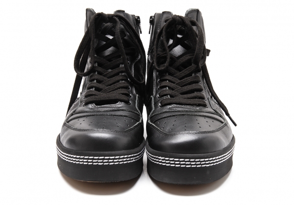 Y's Vintage Leather Shoes Black 5 (US About 10) | PLAYFUL