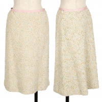  YUKI TORII Tweed Skirt Cream 38