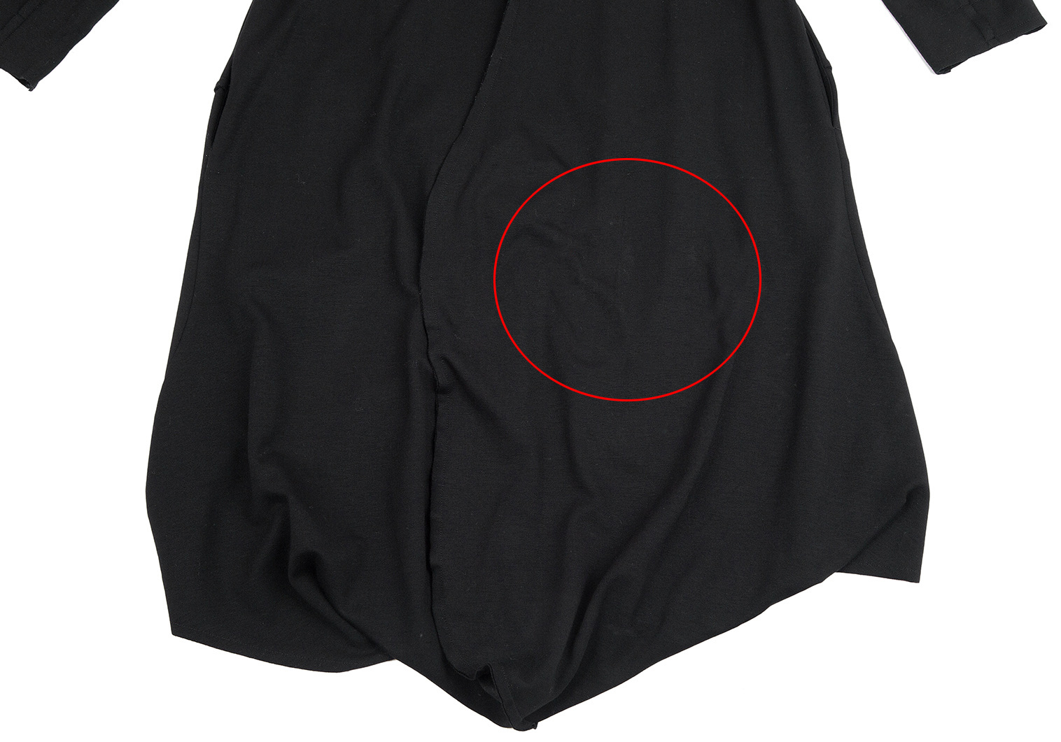 ポケットプリントスカート【新品未使用】慈雨　センソユニコ  ポケットプリントスカート　黒　サイズL