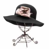  CA4LA Corsage Wool Hat Black 
