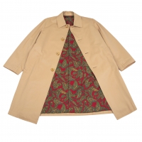  tricot COMME des GARCONS Paisley Lining Cotton Coat Beige M