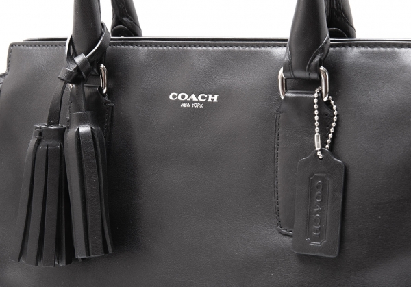 Coach 24201 Leather Tassel Tote Bag Second Hand / Selling