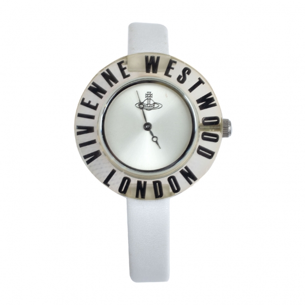 ヴィヴィアンウエストウッドVivienne Westwood VV032 Clarity クラリティ クオーツ腕時計 クリア白