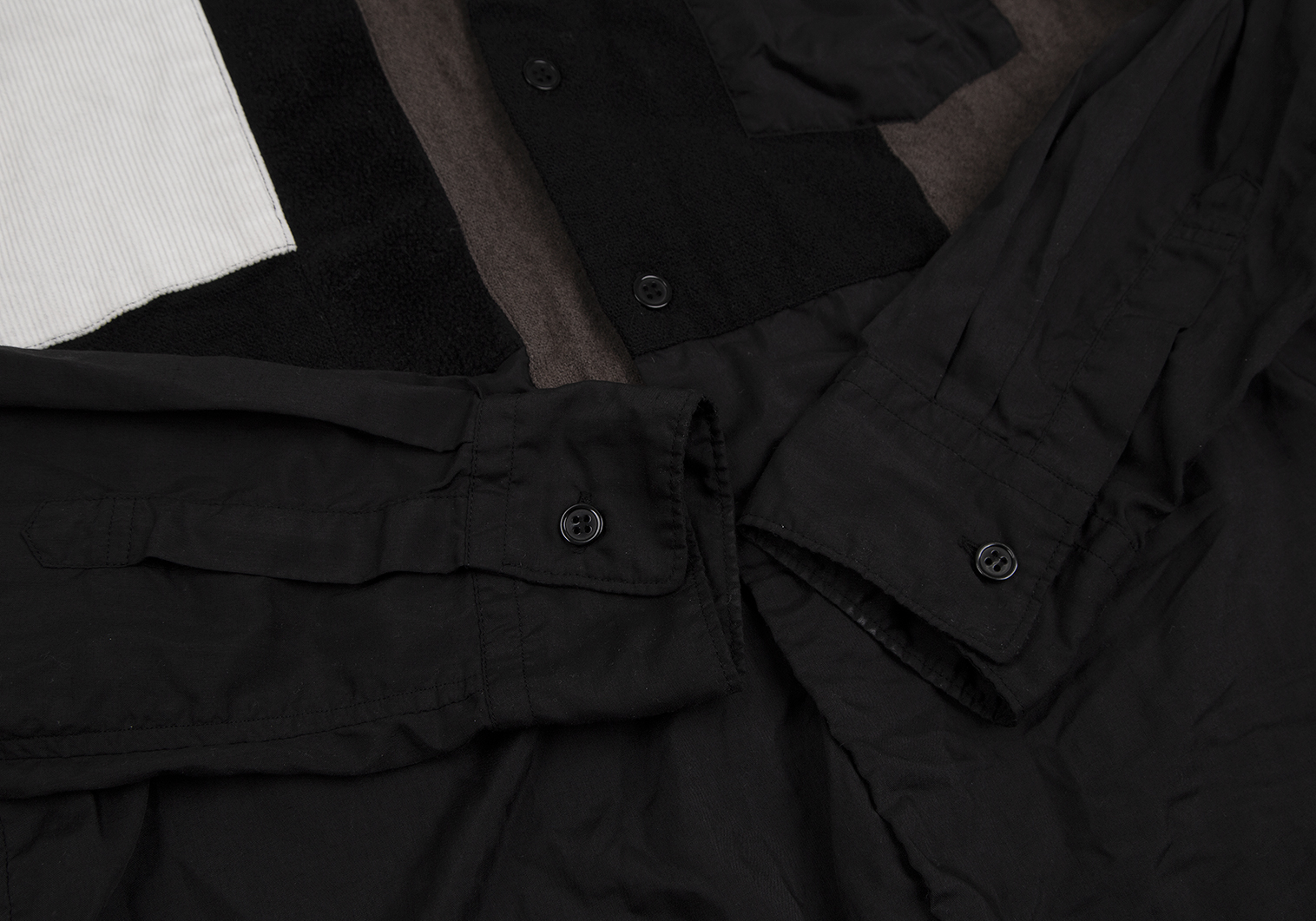 BLACK COMME des GARCONS パッチワークシャツ