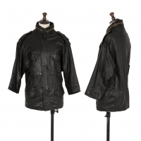  SiSii Military Leather Jacket (Jumper) Black XS