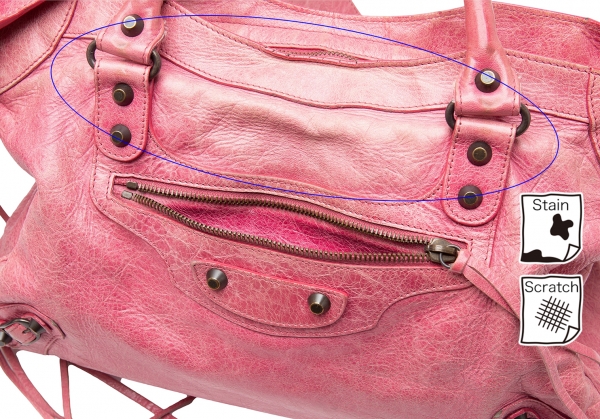 Balenciaga Classic City 115748 Women's Leather Handbag,Shoulder