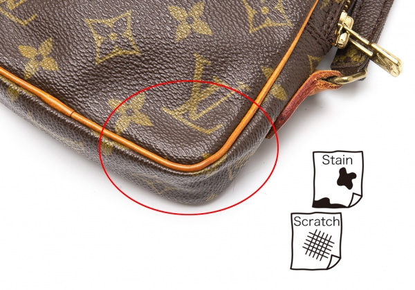 LOUIS VUITTON Mini Danube Shoulder Bag Monogram Leather BN France M45268  30SG279