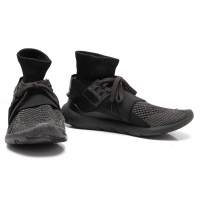 Y-3 Qasa Elle Lace Knit Socks Sneakers (Trainers) Black US 7.5