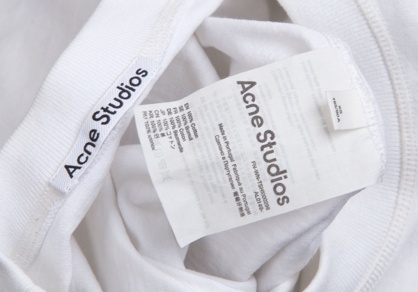 Acne Studios Logo Printed T-shirt White XS | PLAYFUL