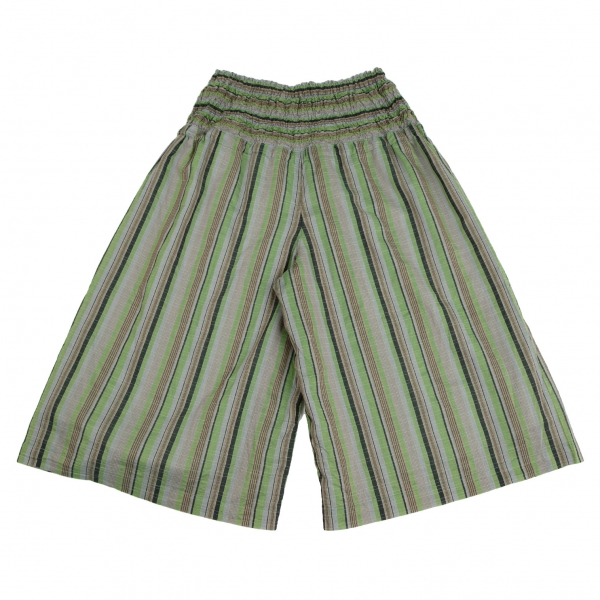ISSEY MIYAKE me Multi Stripe Wide Pants (Trousers) Green F | PLAYFUL