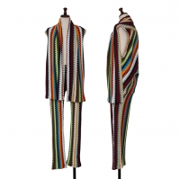  ISSEY MIYAKE HaaT Colorful Knit Vest & Pants Multi-Color 2