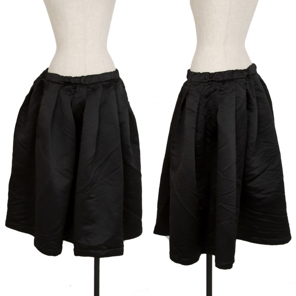 コムデギャルソン ガールCOMME des GARCONS GIRL ポリボリュームスカート 黒S