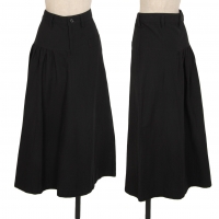  Y's Asymmetric Gather Switching Skirt Black 2