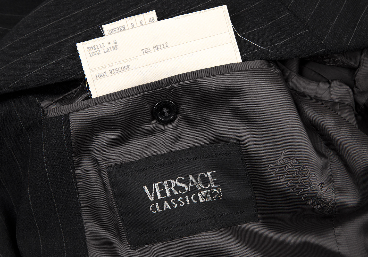 ビンテージ【Versace】ヴェルサーチ クラシック V2 ジャケット L