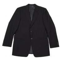  ARMANI COLLEZIONI Notched Lapel 2B Tailored Jacket Black M-L