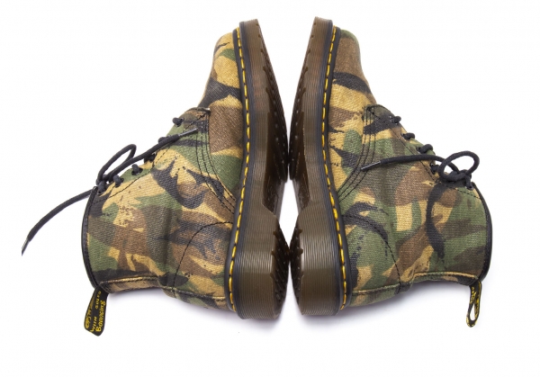 Dr. Martens Camouflage Canvas 6 holes Boots Khaki-green US 6 | PLAYFUL