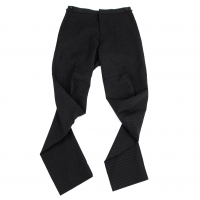  COMME des GARCONS Stripe Wool Curve Pants (Trousers) Charcoal S
