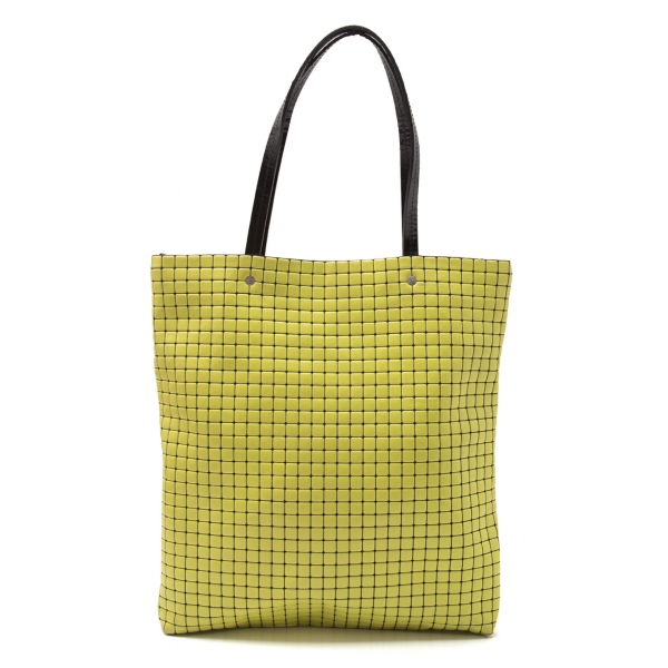 PLEATS PLEASE Pleated Tote Bag Yellow