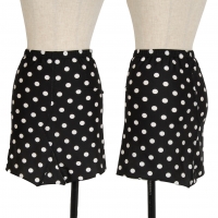  COMME des GARCONS Poly Switching Dot Mini Skirt Black XS