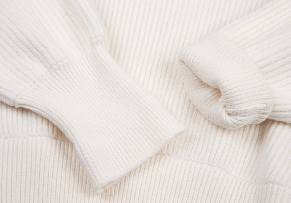 Louis Vuitton Off White Striped Wool Short Sleeve Sweater L Louis Vuitton