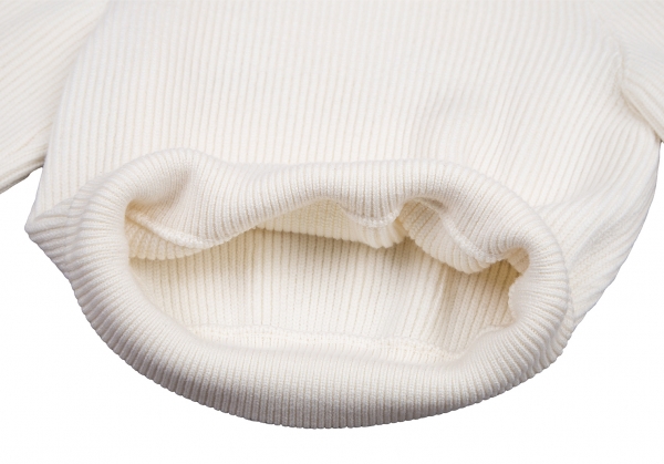 Louis Vuitton Detachable Turtle Neck Knit Sweater (Polo Neck Jumper) White  L