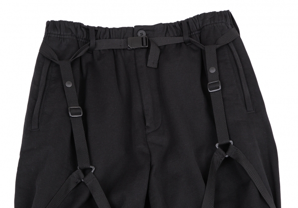 | Cotton S (Trousers) Pants Black Y-3 Parachute Jersey Cotton PLAYFUL