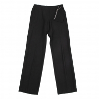  Jean-Paul GAULTIER FEMME Striped Pocket Design Pants (Trousers) Black 40