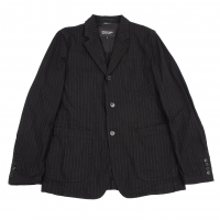  OMME des GARCONS HOMME DEUX Dyed Stripe Jacket Black M