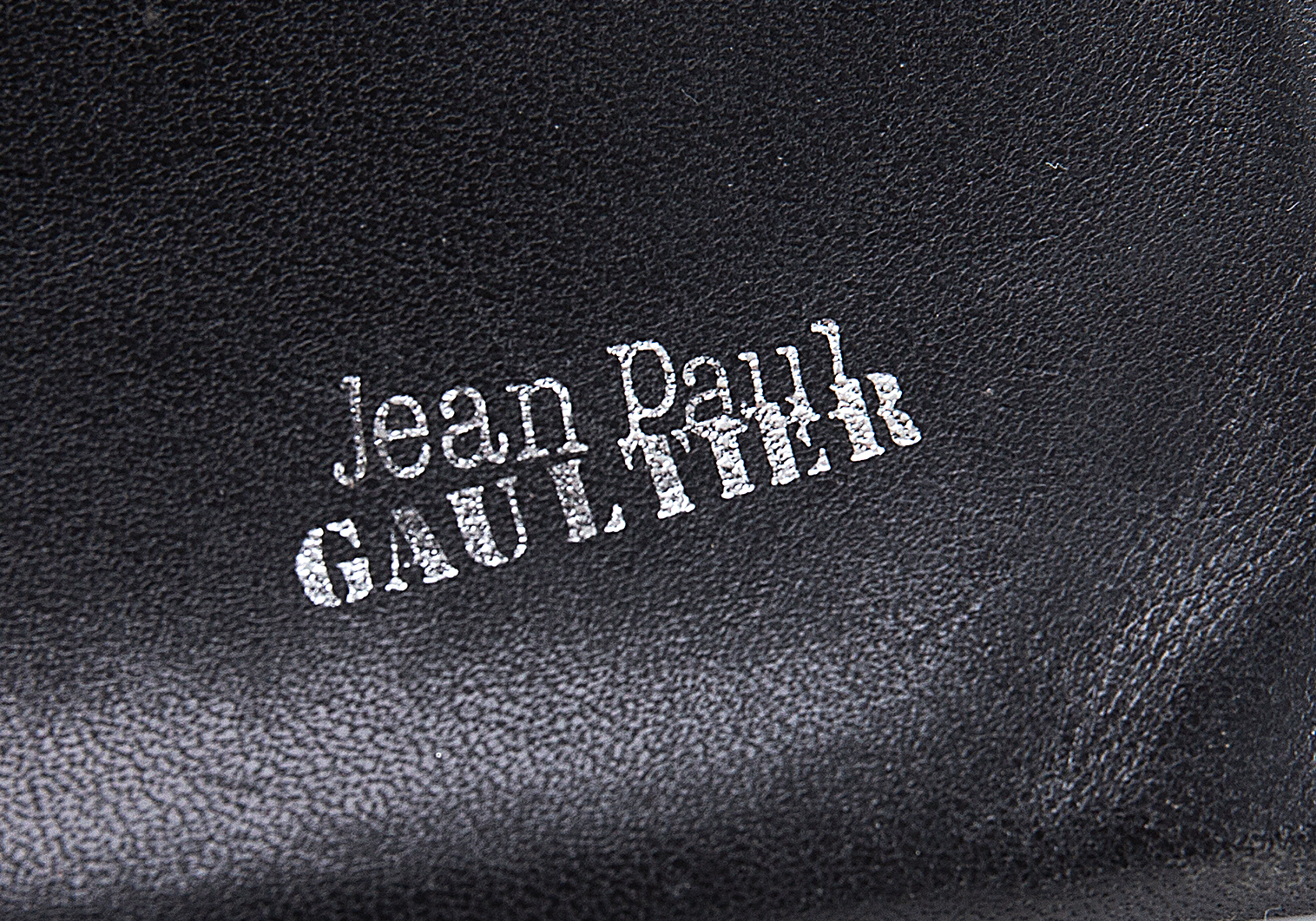 Jean Paul GAULTIER ジャンポールゴルチエ　財布　レザー　黒