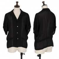  robe de chambre COMME des GARCONS Chiffon Gather Shirt Black S-M