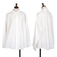  MM6 MAISON MARGIELA Shoulder Wire Flare Silhouette Long Sleeve Shirt White 44