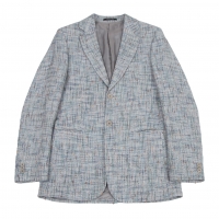  EMPORIO ARMANI MRALINE Fancy Tweed Jacket Sky blue 46
