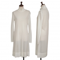  Yohji Yamamoto FEMME Rayon Poly See-through Dress White S