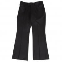  GUCCI Stretch Wool Pants (Trousers) Black 40