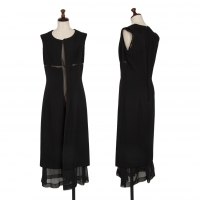  COMME des GARCONS Switching Sleeveless Dress Black M