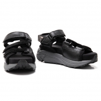  KAYO NAKAMURA by Y's Belted Leather Sandal Black 2 (US About 6)