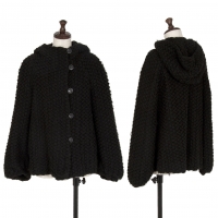  TSUMORI CHISATO Hoodie Knit Jacket Black 2