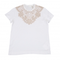  tao COMME des GARCONS Flocky Lace Print T Shirt White S-M
