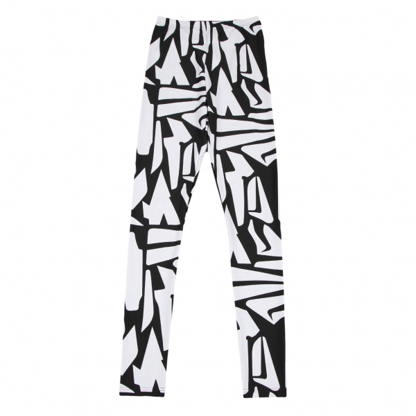 COMME des GARCONS Graphic Print Stretch Pants (Trousers) Black
