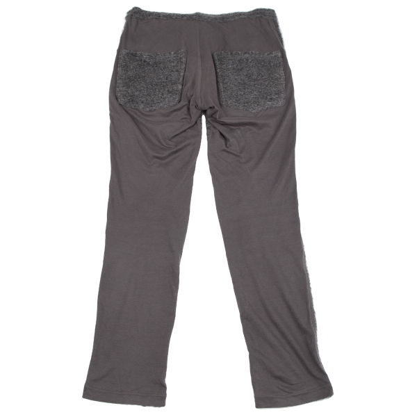 Y's Switching Knit Pants (Trousers) Grey 2