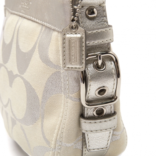 COACH® | Teri Shoulder Bag In Signature Chambray