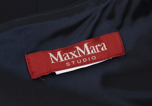 マックスマーラMax Mara STUDIO フロントドレープノースリーブ ...