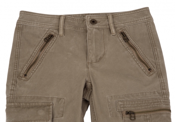 POLO RALPH LAUREN Zip Cargo Pants (Trousers) Mocha 2